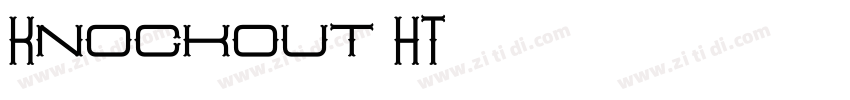 Knockout HT字体转换